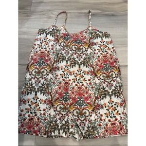 Anthropologie Maronie Floral Print Sleeveless
Romper